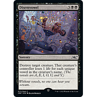 Disemvowel (Foil)
