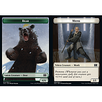 Bear // Monk (Foil) [Token]