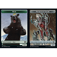 Bear // Phyrexian Golem (Foil) [Token]
