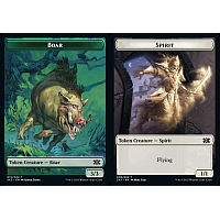 Boar // Spirit (Foil) [Token]