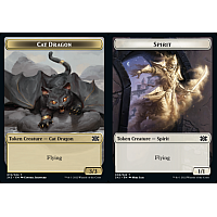 Cat Dragon // Spirit (Foil) [Token]