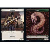 Vampire // Worm (Foil) [Token]